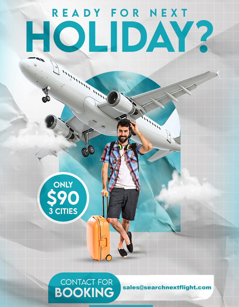 travel and tourism social media post template